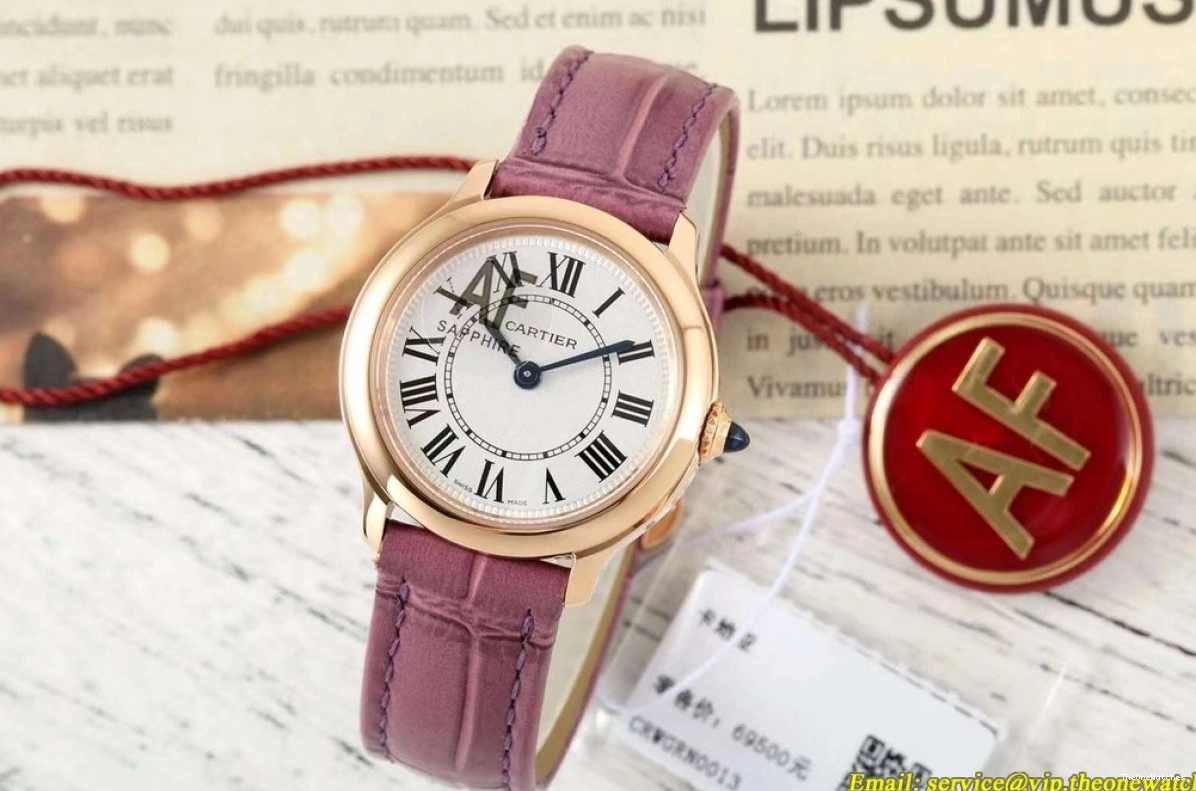 Quartz AF White Dial RG Must 29mm LE Ronde 0331